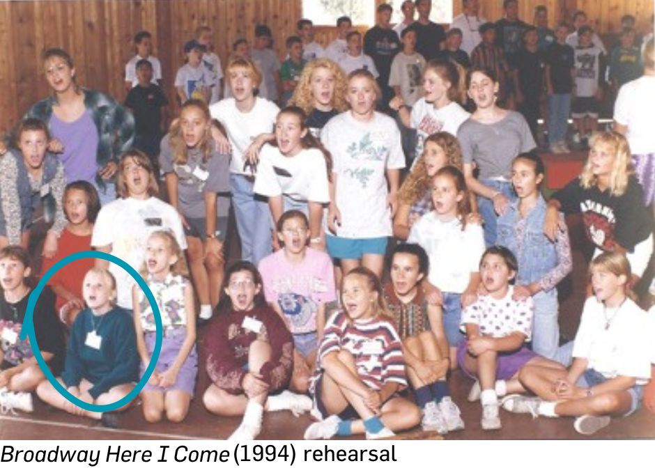 Broadway Here I Come, 1994, rehearsal