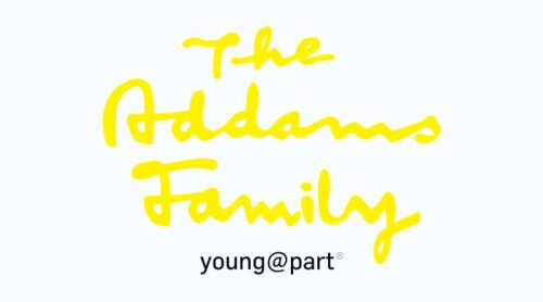 The Addams Family young@part logo